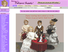 Tablet Screenshot of dollspartsupply.com